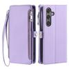 For Samsung Galaxy S25 FE Case TPU+PU Leather Wallet Phone Cover with Wrist Strap