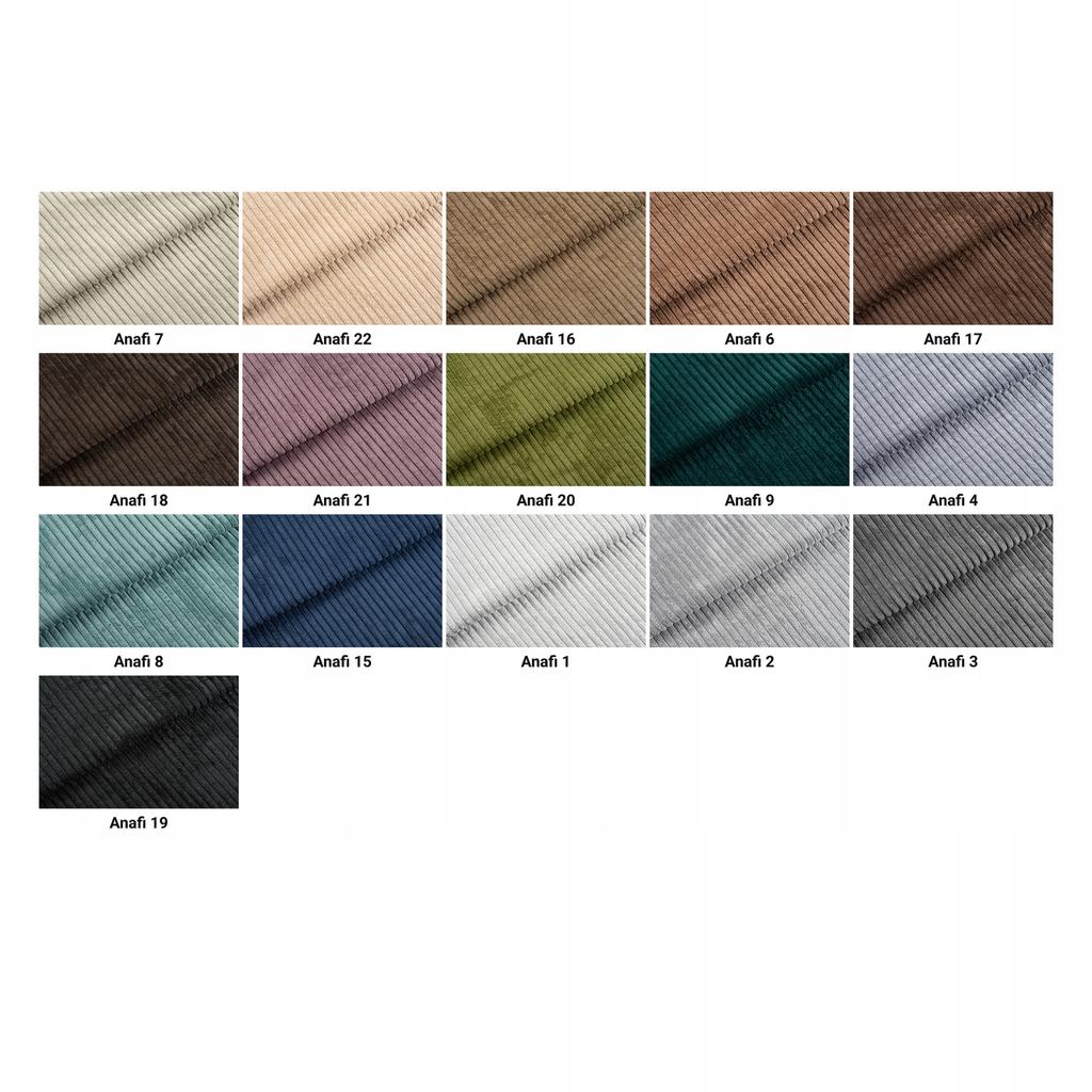 Corner Sofa, Foldable, F, Sleeping, Savio, Left, Family Furniture, Black, Corduroy