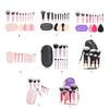 ELegant Makeup Brush Set 10pcs Professional Cosmetic Tools Multifunctional With Carrying Pouch For Beauty Enthusiasts