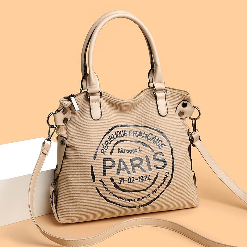 

Новая вельветовая сумка с принтом, модный ретро-стиль, повседневная универсальная сумка-мессенджер через плечо для поездок на работу хаки