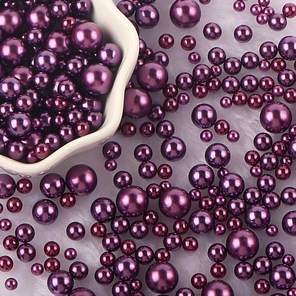 3-10mm 10g No Hole ABS Imitation Pearl Bead Round Plastic Acrylic Spacer Bead for DIY Jewelry Making Findings