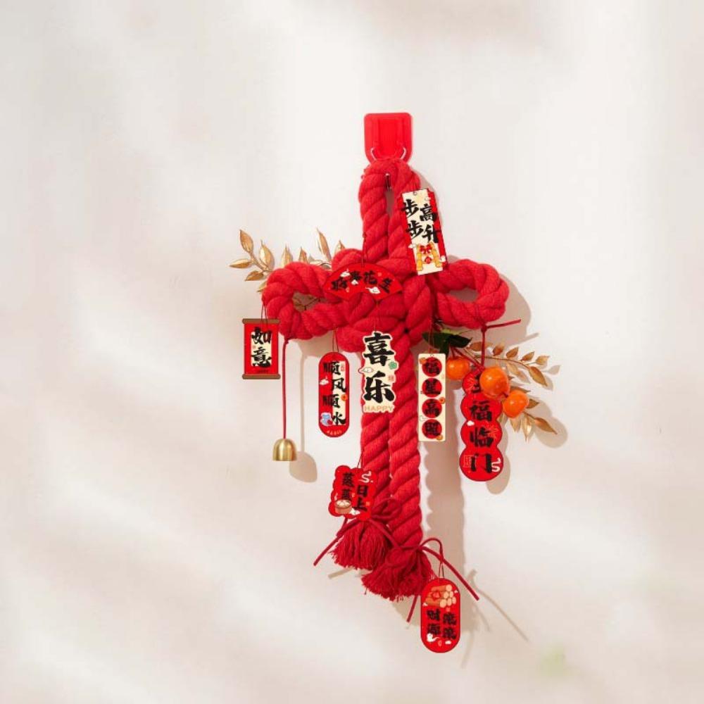 Cotton Spring Festival Pendant Good Luck Wall Door Hanging Ornaments  Housewarming