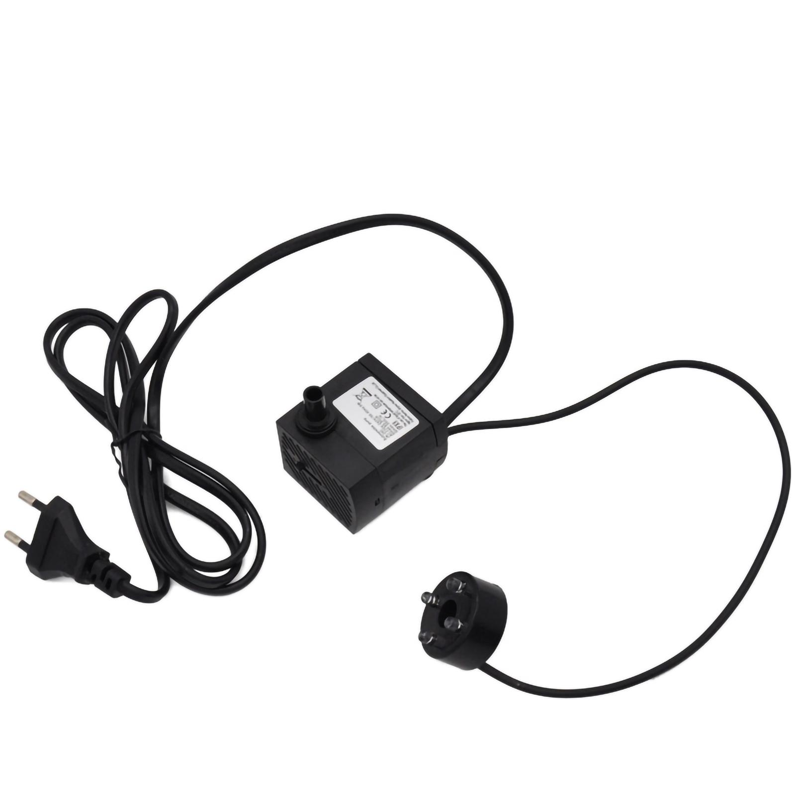 

Тихий Водяний Насос ABS Високопродуктивний Занурювальний Дренажний Насос для Садового Фонтану Акваріума 5 Вт 4 Підсвічування