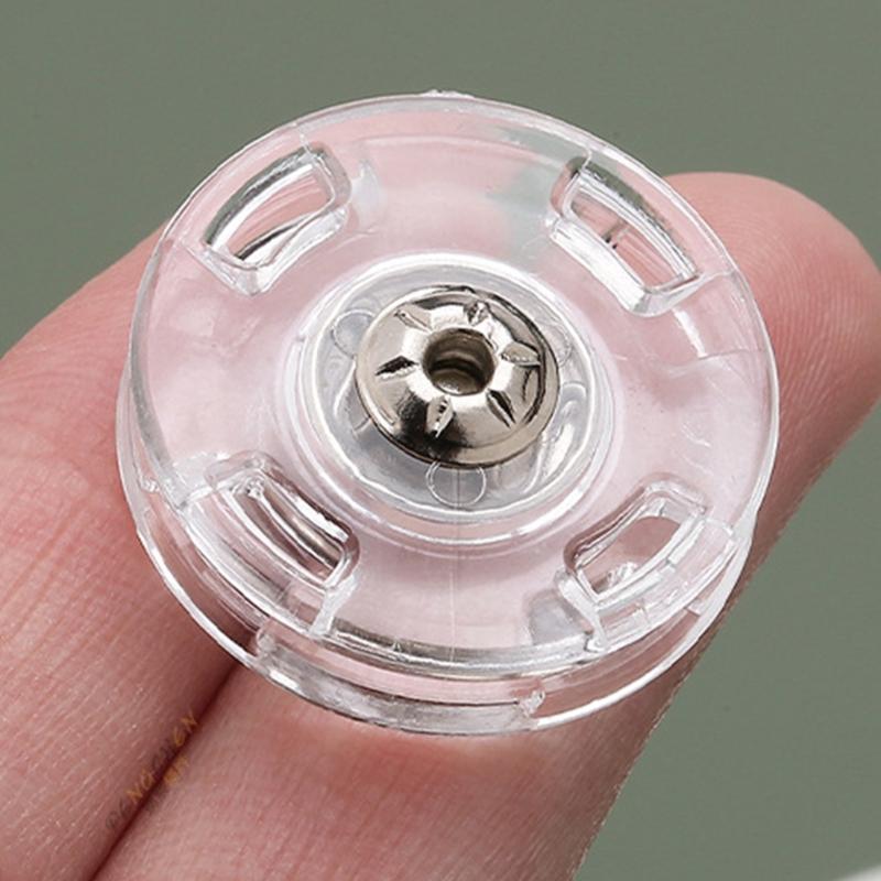 10Pcs Plastic Snap Buttons Invisible Sewing Button Fasteners For Kids Clothing Jeans Jackets Bag And Home Decoration