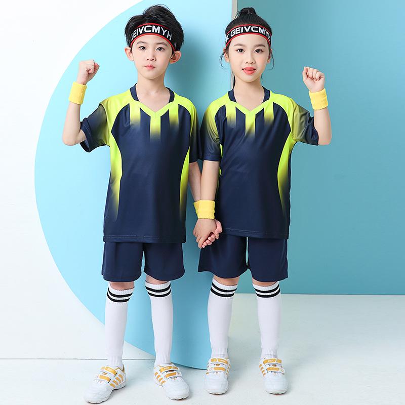 Conjunto de Camiseta de Fútbol de Secado Rápido para Niños y Adultos - Ropa de Entrenamiento y Competición de Verano