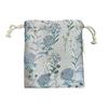 Portable Polyester Drawstring Bags Flower Large Capacity Cosmetic Bag Drawstring Packaging Coin Purse Jewelry Organization