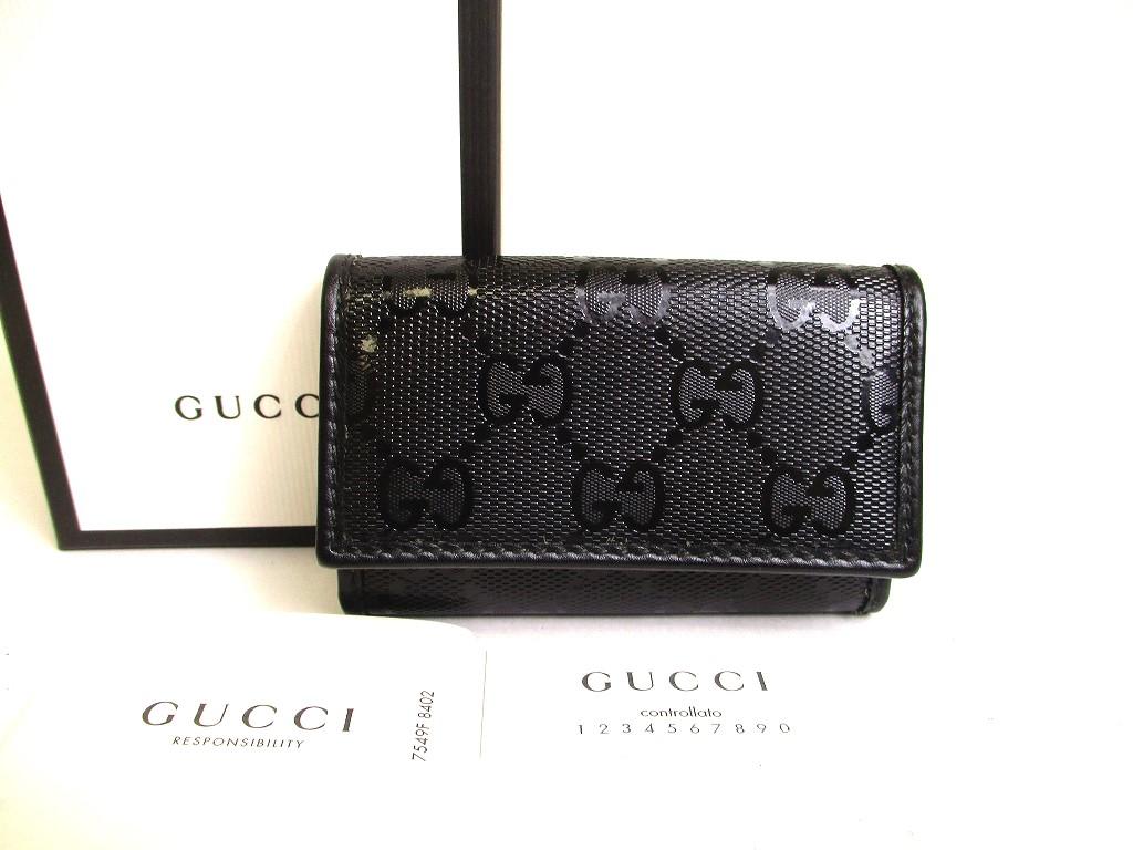 

Автентичні шкіряні чохли для ключів GUCCI GG Imprimee 6 Pics #a163 Відремонтовані