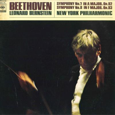 LP Record LEONARD BERNSTEIN NEW YORK PHILHAR  Beethoven Symphony No. 7 In A Majo SOCL161 CBS SONY Japan Classical Used