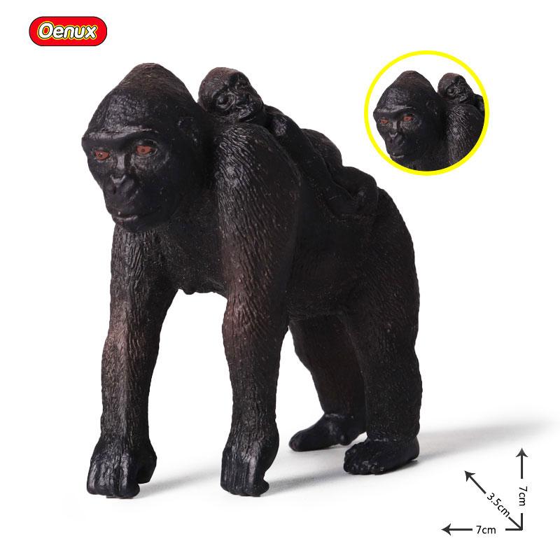 Oenux Lesní divoká zvířata Los Had Zebra Krokodýl Páv Kůň Model Akční figurka Figurky Miniaturní sbírka Dětská hračka