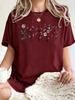 Summer Fashion Short Sleeved Casual Loose Round Neck Comfortable Daily Top for Women T-shirt