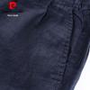 Pierre Cardin Men's Lightweight Linen Chinese Style Straight-Leg Pants