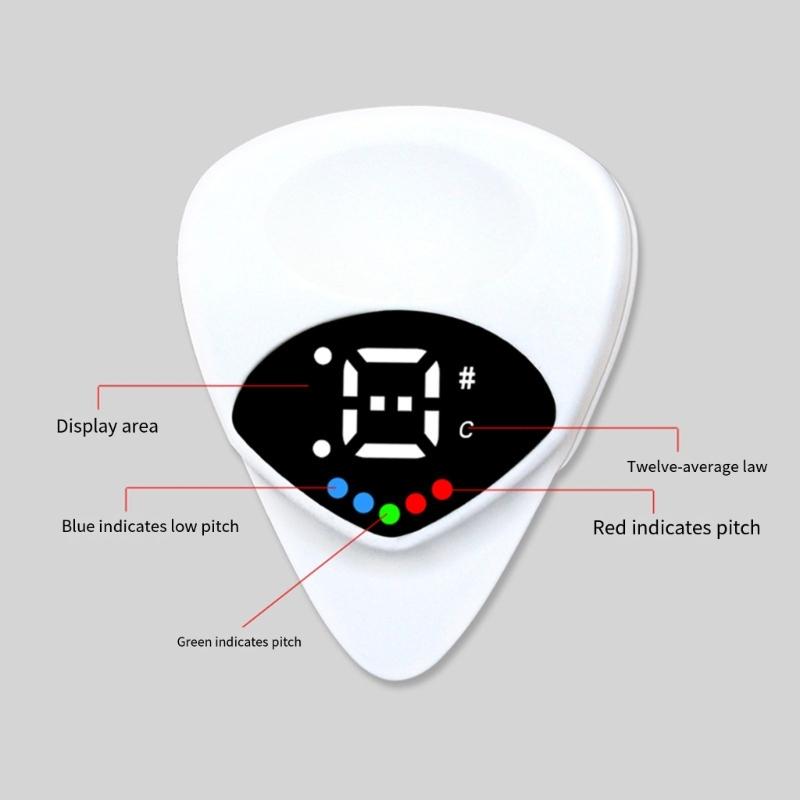 Lightweight Ukulele and Guitar Tuner with Guitar Pickup Functionality Great For Beginners and Professional Musicians