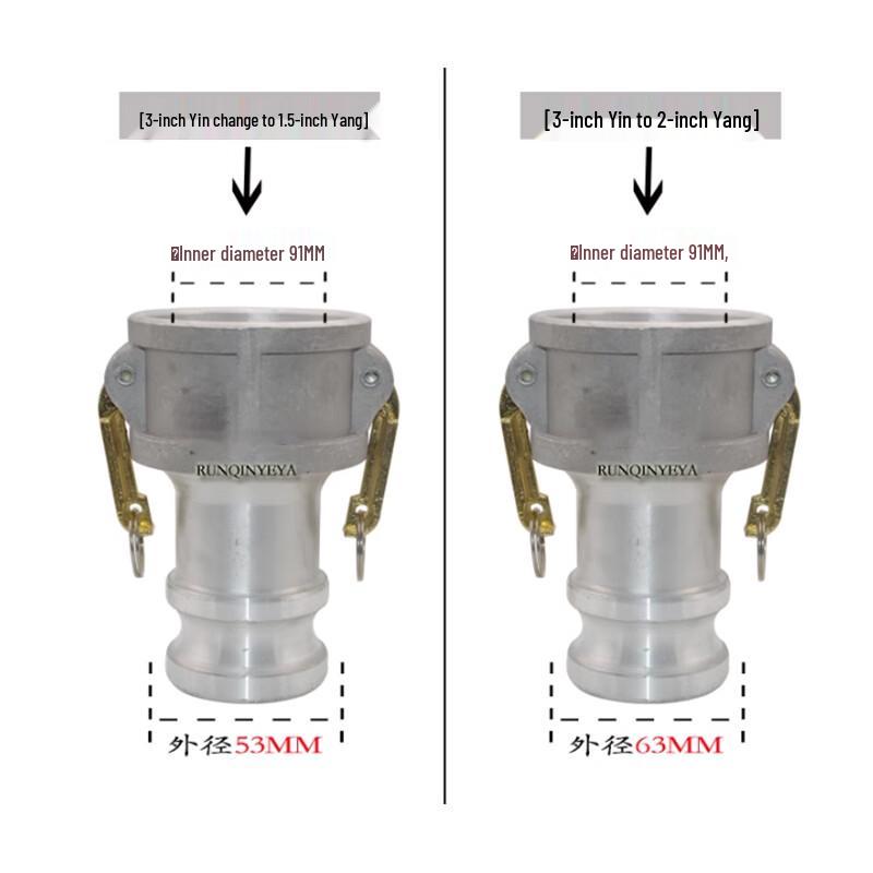 Lèchōngfēng Aluminum Reducing Quick Connector