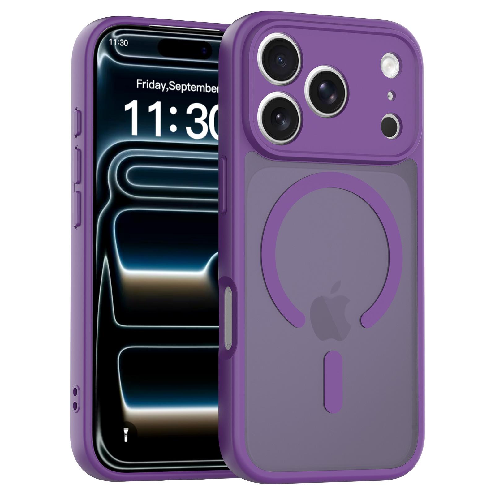 

Для чехла для мобильного телефона IPhone17ProMax с магнитной поверхностью, приятной на ощупь, для Apple 16, противоударная всесторонняя защитная крышка For iPhone 17Air