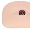 1 Pair Soft Silicone Eye Model Flexible 5D for Practicing Piercing Suture Makeup Tching Instructions