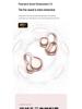 Rose Gold M106 Bluetooth Headset with Love Heart Design - Ear Clip In-Ear, Long Battery Life.