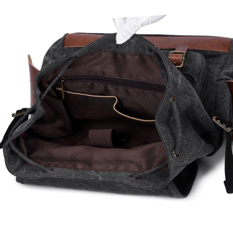 Men'S Casual Backpack, Trendy Universal Canvas Backpack, Student Casual Schoolbag Outdoor