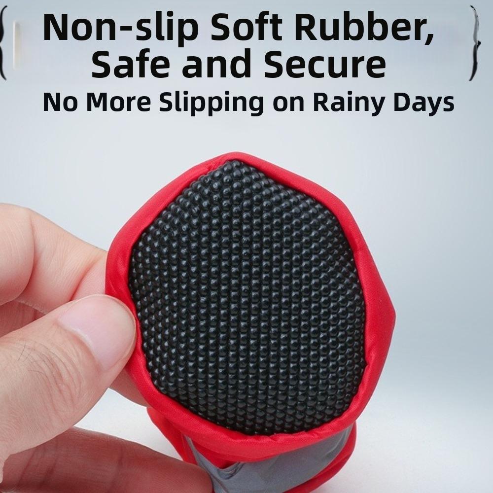 Waterproof Dogs Snow Boots Soft Bottom Dog Rain Boots Fashion Pet Paw Protection  Outdoor Use
