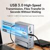 15 In 1 USB-C Docking Station Type-C 4K60Hz HUB With HDTV PD 100W USB 3.0 SD/TF RJ45 1000M 3.5 mm Audio For Laptop