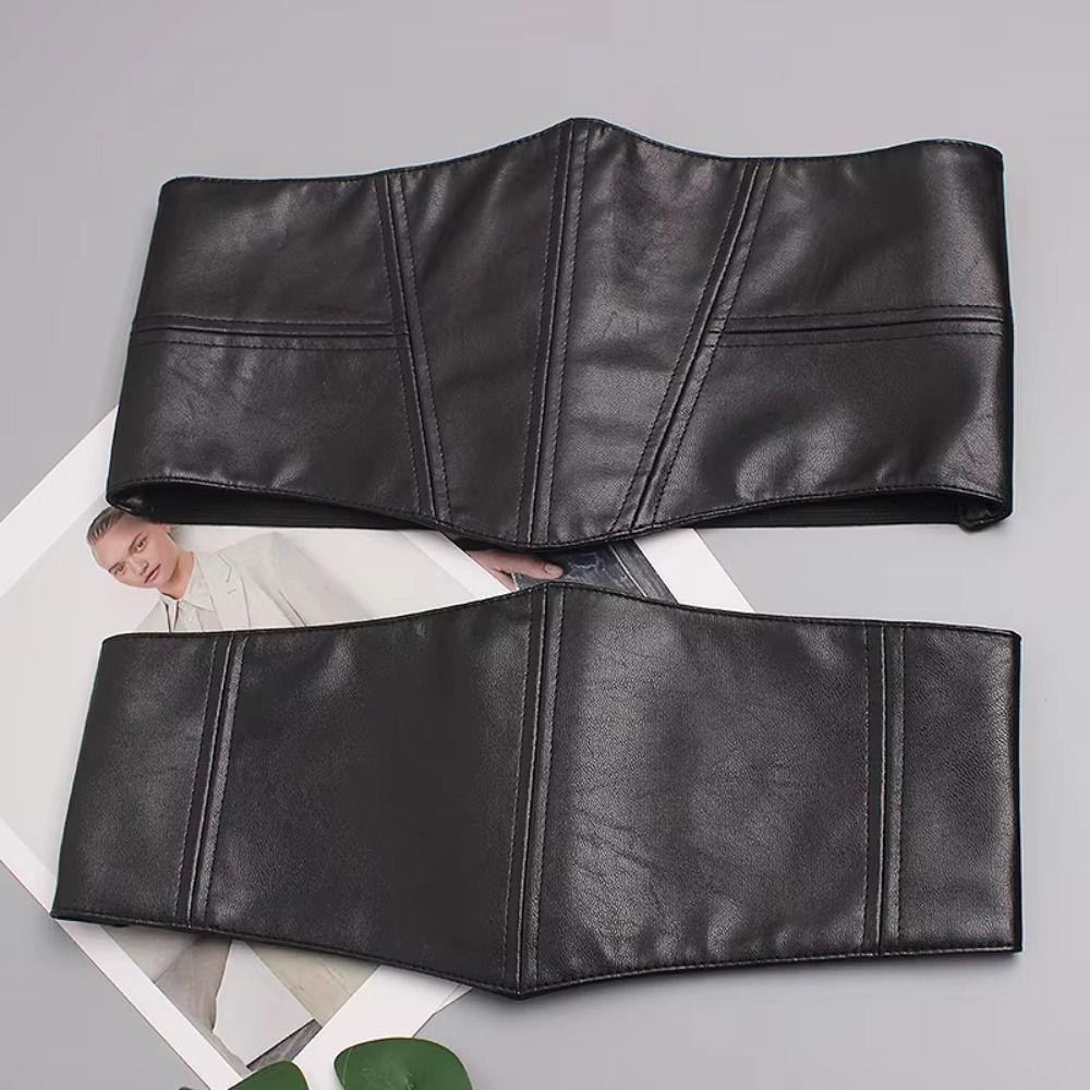 High Waist Female Waistband Dress Girdle Wide Waist Belt Personality Plus Size  Cummerbunds  Dress