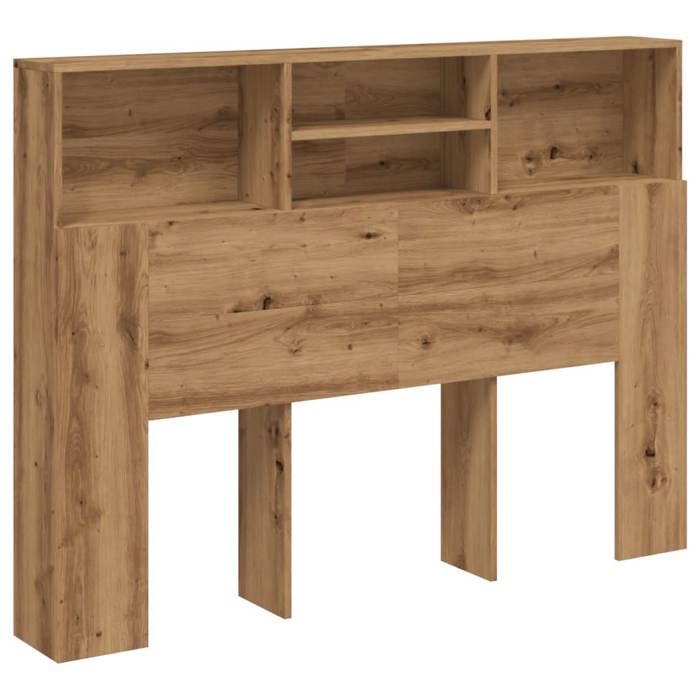 VidaXL Headboard Cabinet Artisan Oak 140x19x103.5 Cm, Headboard, Bedroom Cabinet, Headboard 856869