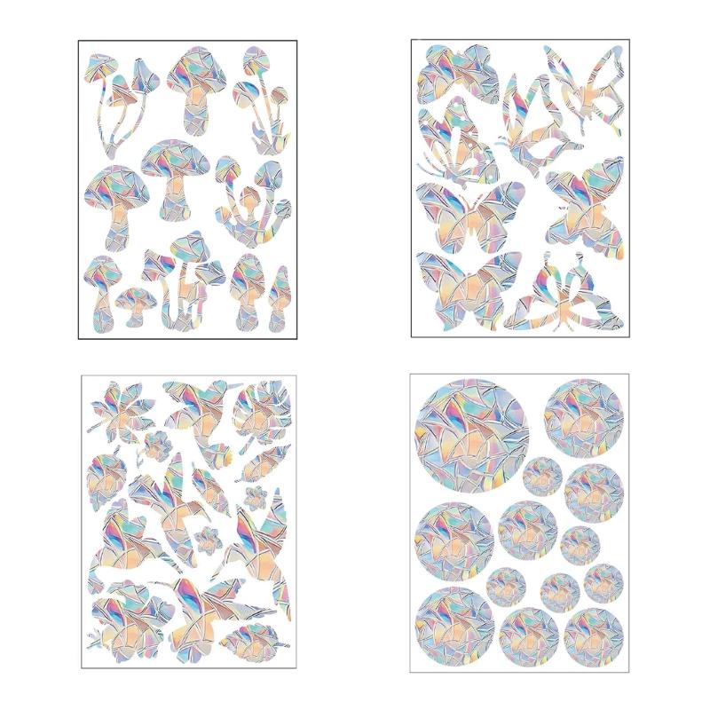 Window Clings Antis-Collision Window Decal To Save Birds from Window Collision Easy Remove No Residues and Reusables