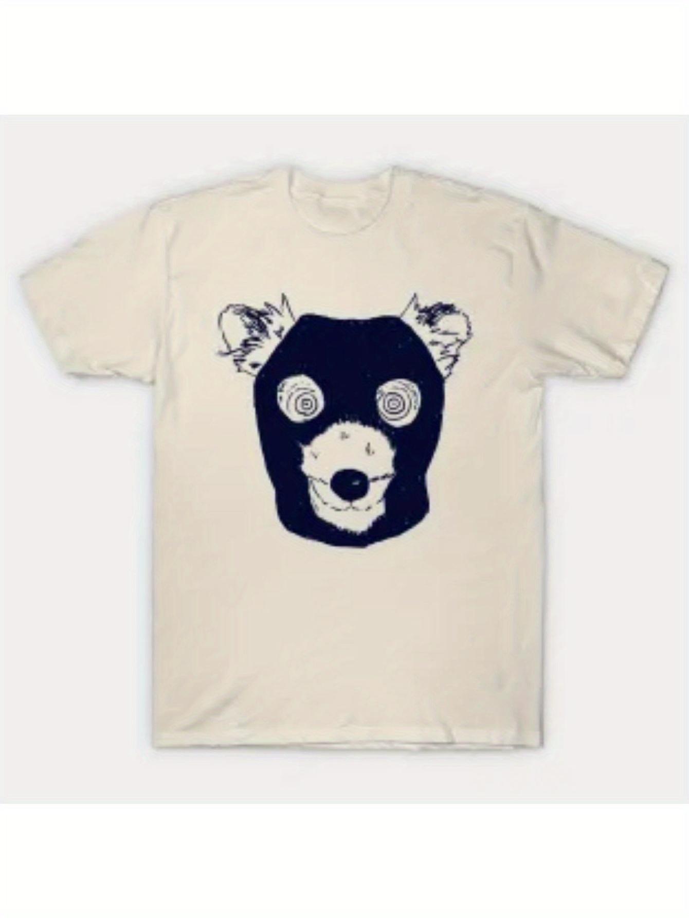 Men S Retro Pattern T-Shirt - Exquisite Mr. Fox Design M