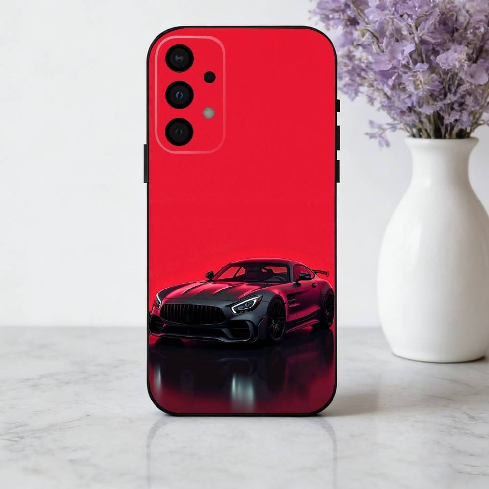 Speed Sport Blitz Sprint Car Phone Case For Samsung Galaxy A73,A72,A71,A70,A53,A52,A51,Soft Silicone Black Cover