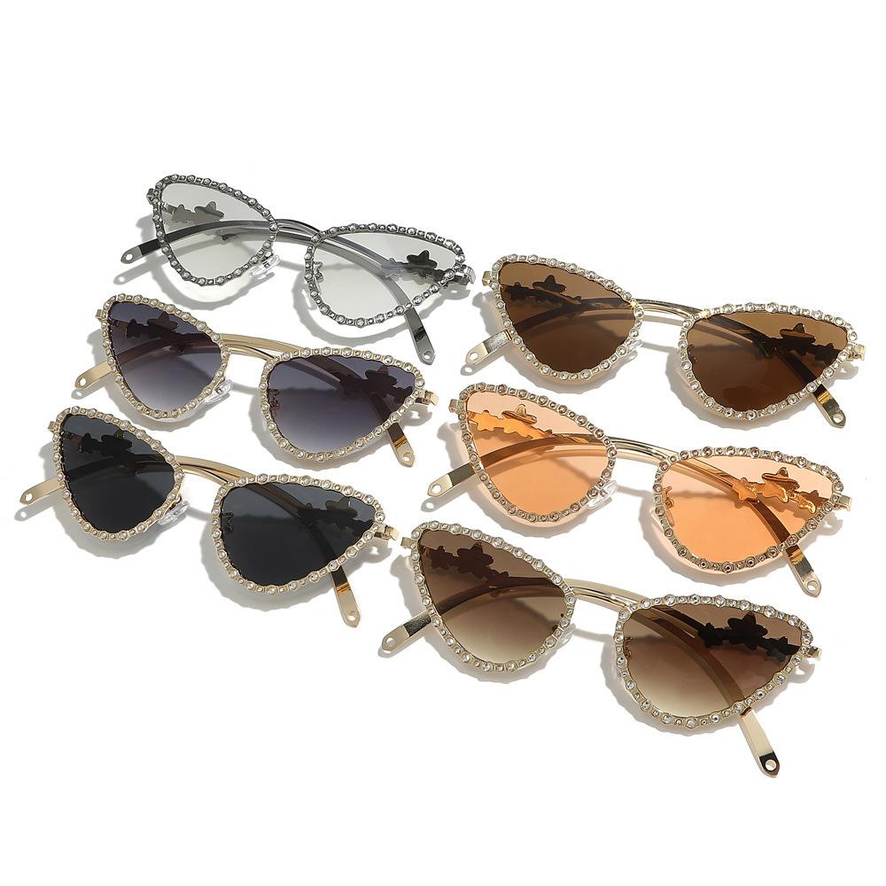 JYL TS Sunglasses Cat Eye Diamond Star Triangle INS/3764