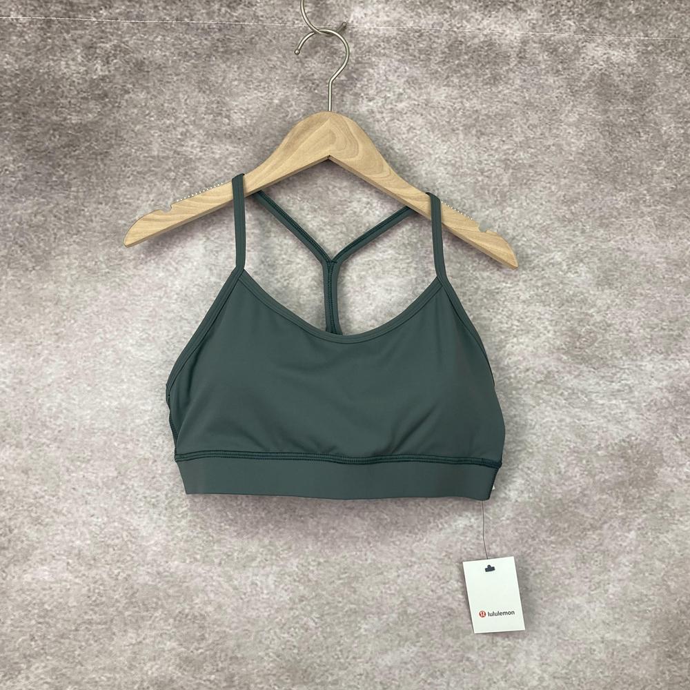 Stoßfester doppelseitiger Nylon-Sport-BH mit Y-Rücken - Racerback-Design