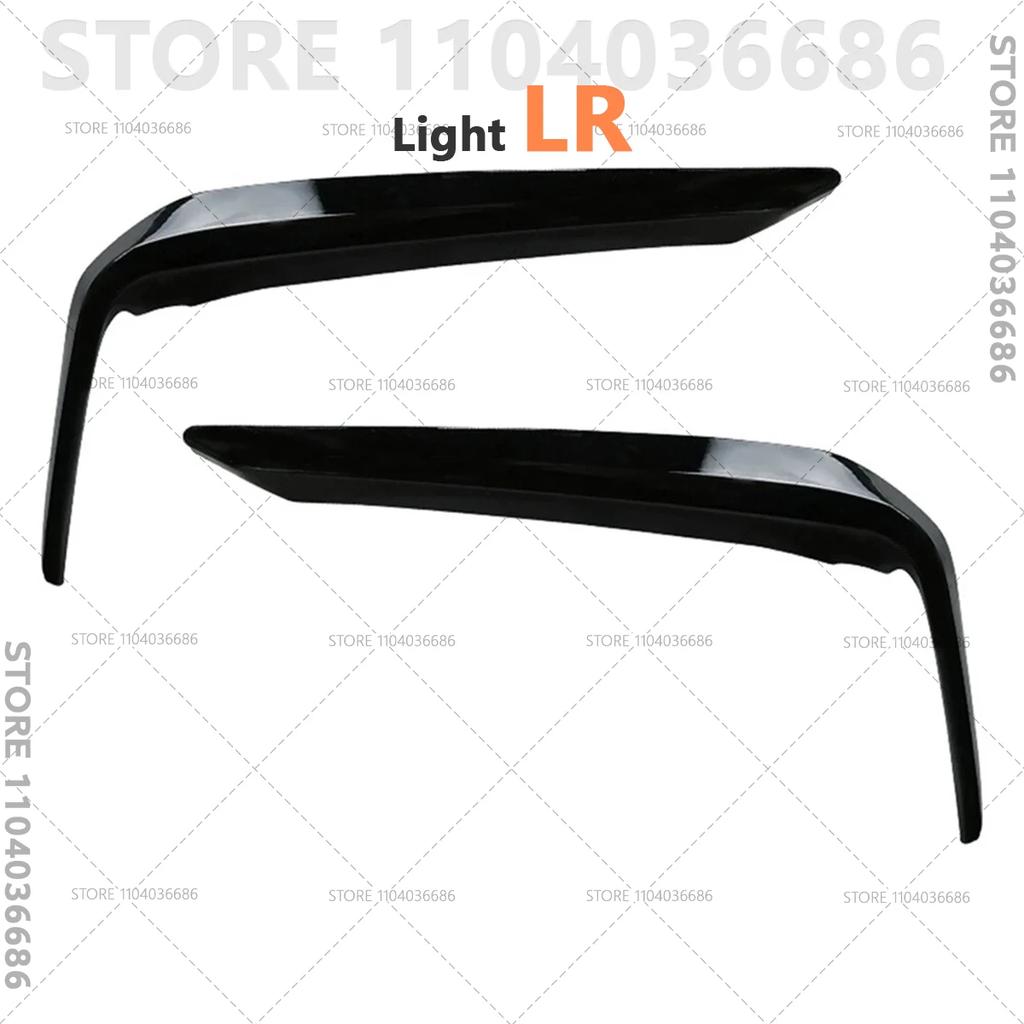 For 2018-2020 G30 G38 BMW 5 Series M Sport Front Fog Light Trim Strips Eyebrow Lamp Cover 51118070541 51118070542