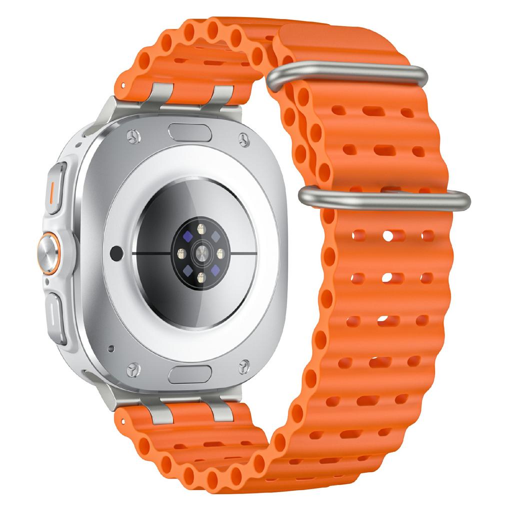 For Samsung Galaxy Watch Ultra (2025) 47mm/Watch Ultra 47mm Breathable Watch Strap Silicone Band