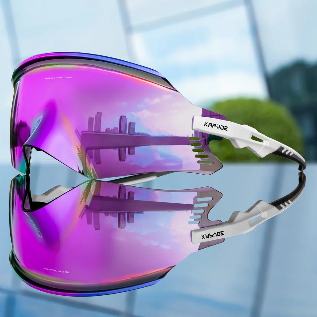 2026 Kapvoe Sport Sunglasses Road Bike Mountain Bicycle Cycl Glasses Riding Goggle Sports Eyewear for Man Women Cycling Glasses