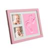 Creative Baby Handprint & Footprint Clay Frame - White Handmade Souvenir