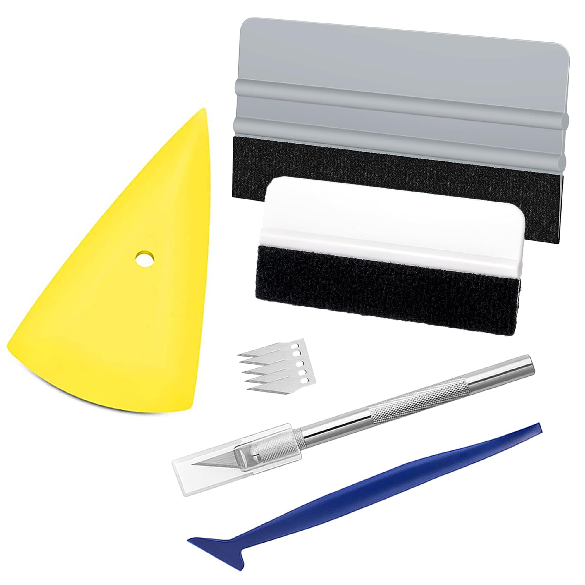 

YAZZT Car Film Squeegee Spatula Application Kit Car Wrapping Sheet Film Squeegee Application Tool