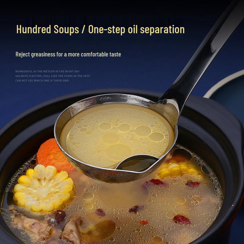 TLXT Stainless Steel Oil Skimmer Spoon Set