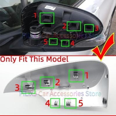 Pro Toyota Yaris 2012 2013 2014 2015 2016 2017 2018 2019 2020 Vnější kryt zpětného zrcátka pro auto Krytka zrcátka Plášť Vysoká kvalita Barva