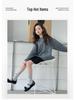 2025 Girls' Fashion: Round Neck Wool Sweater for Autumn/Winter - Medium & Large Children's Knitted Style