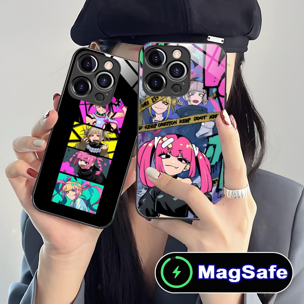 Gang of Stupid Girls Phone Case for iPhone 16 15 14 13 12 11 Pro Max Plus Mini MagSafe Glass Colour Protective Cover Smartphone