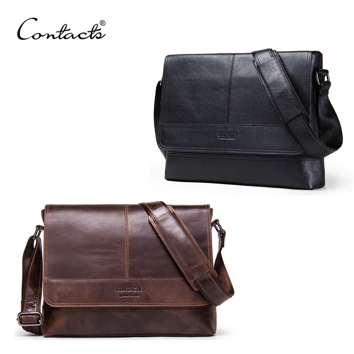 

CONTACT S мужской вместительный портфель в классическом стиле из натуральной кожи