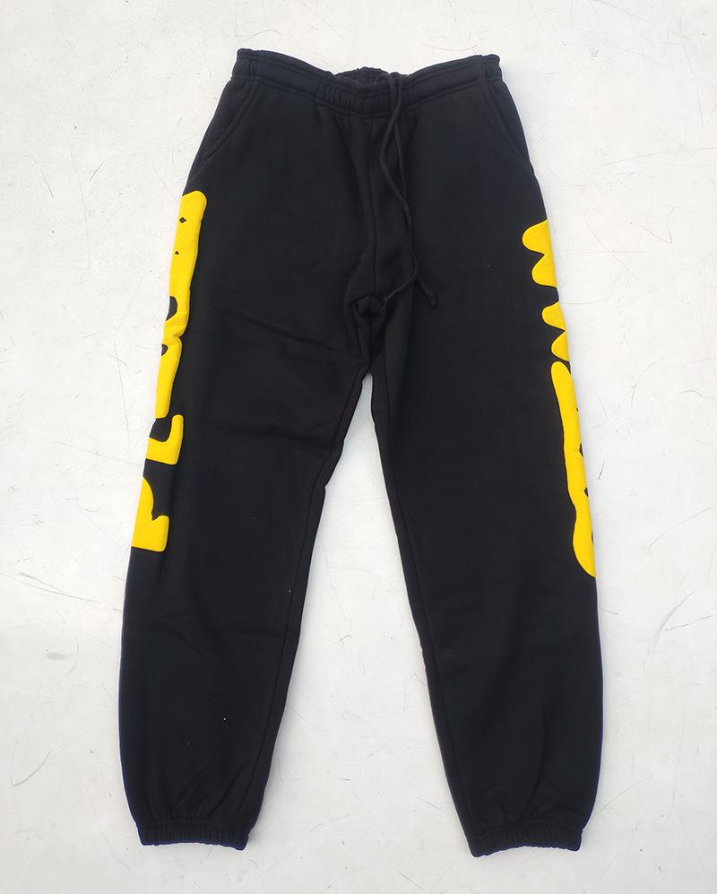 Young Thug Style Spider Web Hoodie Set