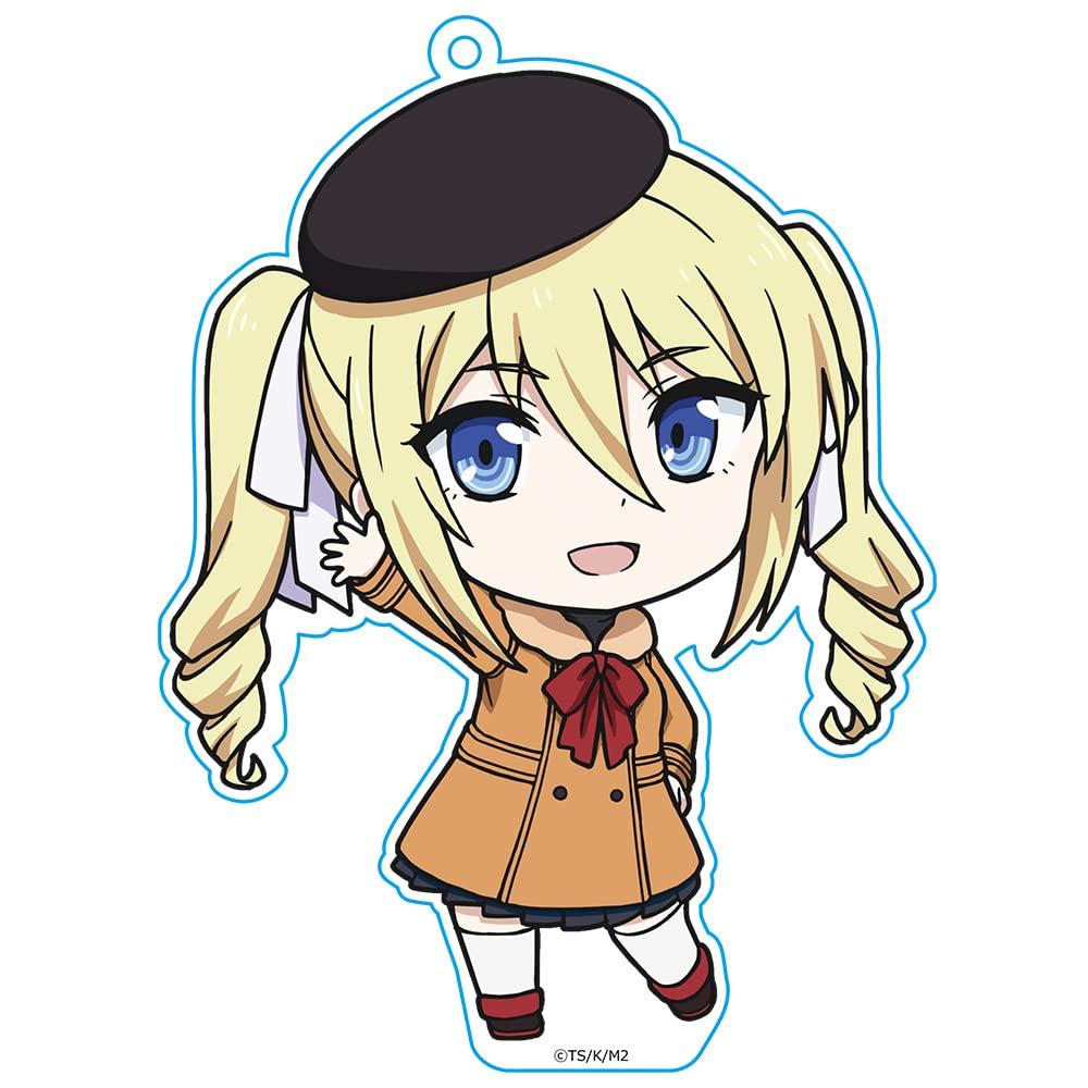 The Irregular At Magic High Visitor Arc Puni Keychain Angelina Kudou Shields Casual Clothes School Colle! (with Stand) Ver.