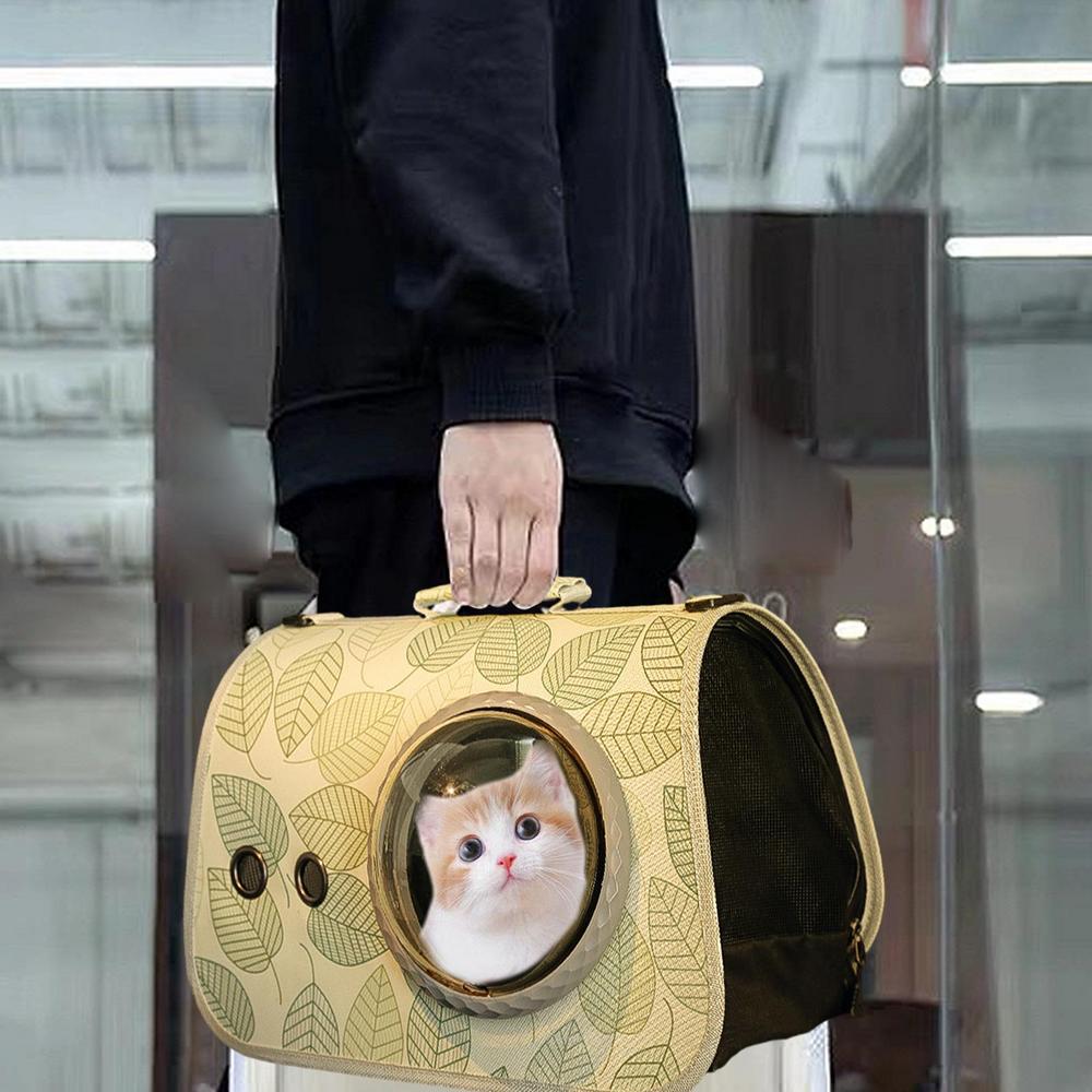 Porte-chien Sling pour petit chien Pochette Sling pour animal de compagnie Sac d'épaule pour animal de compagnie Conception ventilée Sac confortable pour chat et chien avec fermeture éclair pour le voyage et la randonnée