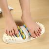 Foot Massager for Fitness and Yoga Featuring 4 Rows of Massage Rollers for Muscle Relaxation