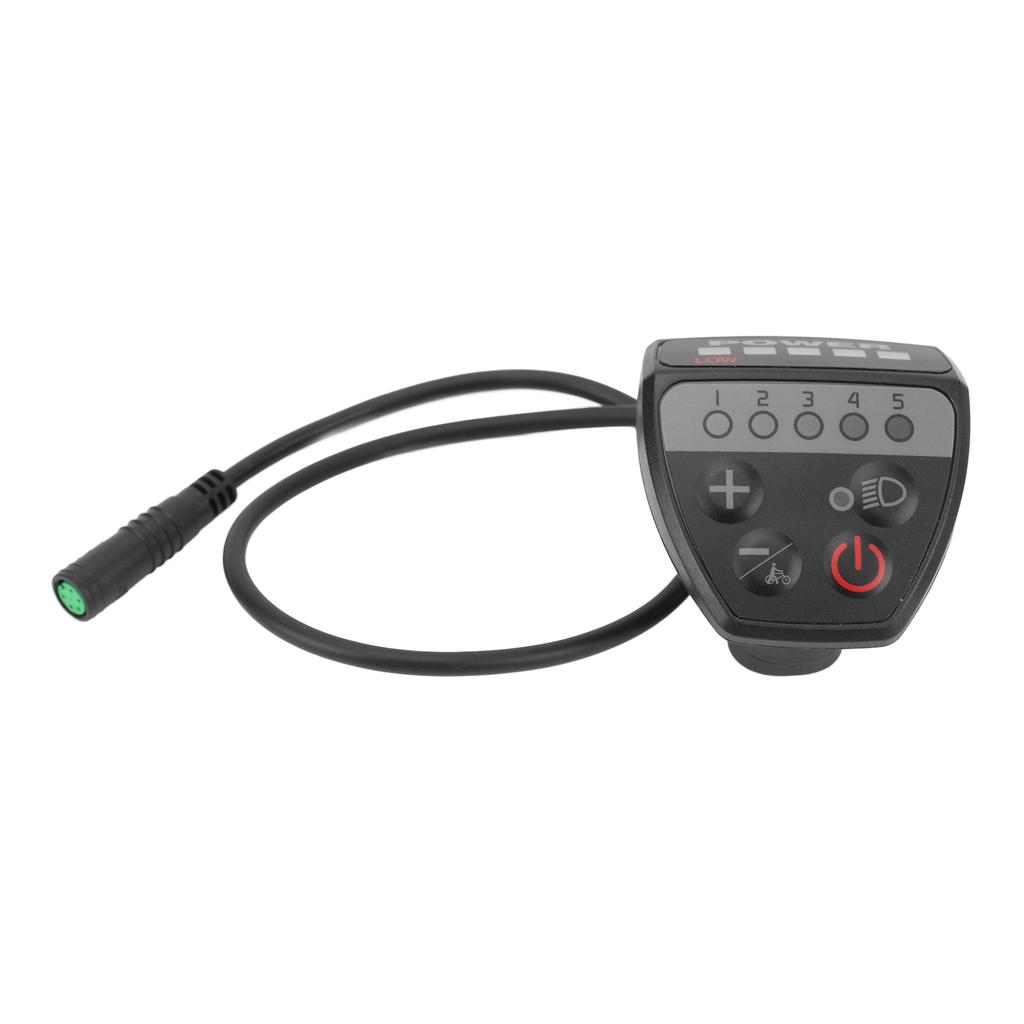 Electric Bike LED Display Speed Controller Smart Lightweight 24v 36v 48v Water Resistant 5pin Speed Controller LED