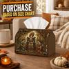 1pc Classical Mythological Tissue Box | Multi-functional Seasonal Hot Napkin Dispenser, Two Sizes Available Suitable for Home, Harvest Parties Women H