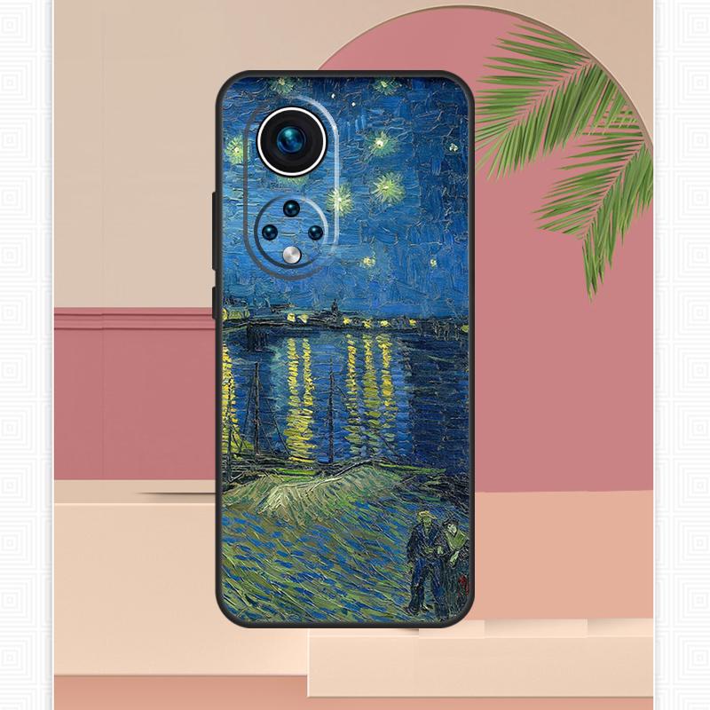 Oil Painting Van Gogh Case For Honor Magic 8 Pro 7 6 5 Lite Honor 200 400 X9c X9b X9a X8b X8a X8c 50 70 90 Cover