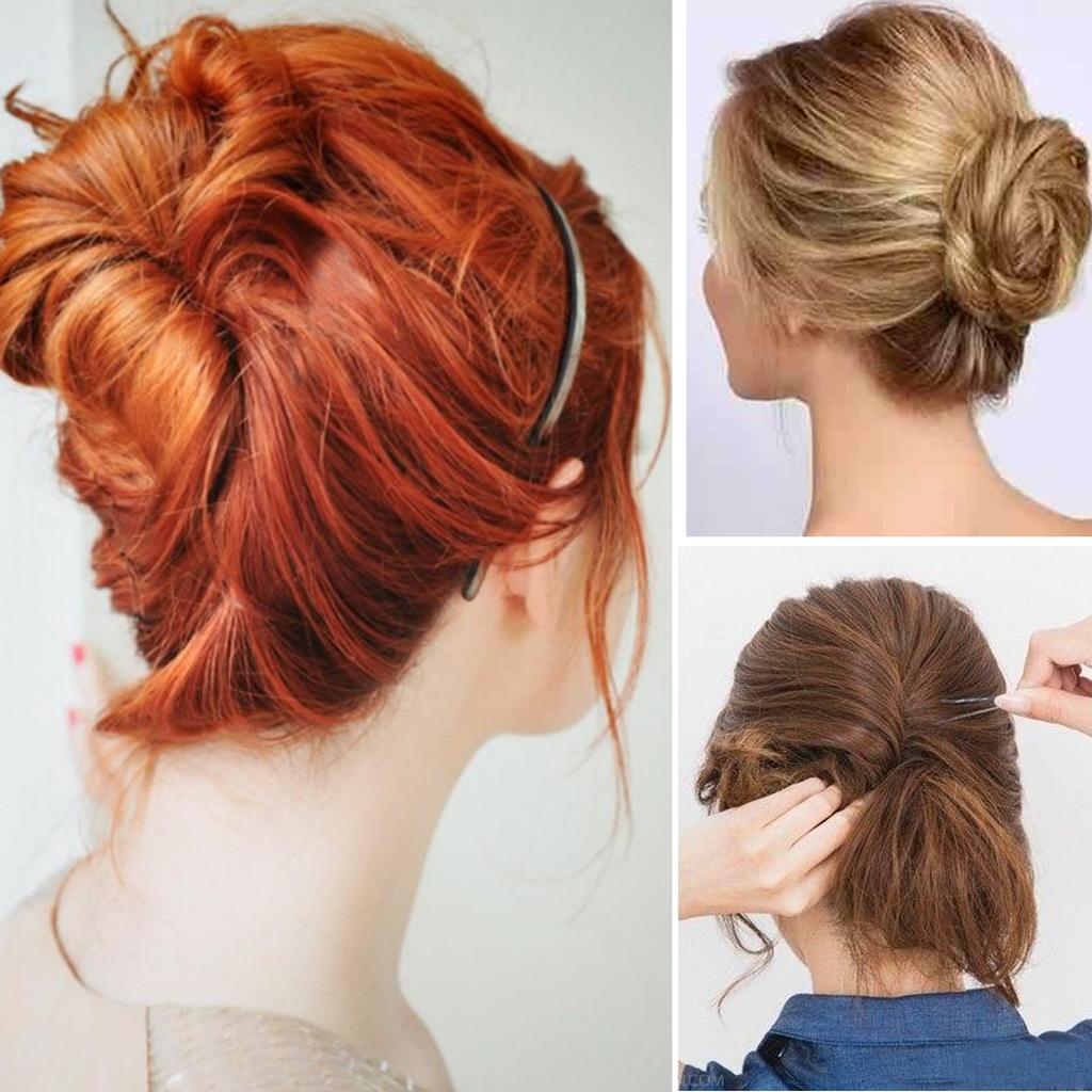 Koreanische Metall Haarstäbe Damen Haarnadeln Elegant Schlicht Einfarbig Haarspangen Mädchen Haarstäbe Haarschmuck Haarnadel Neu