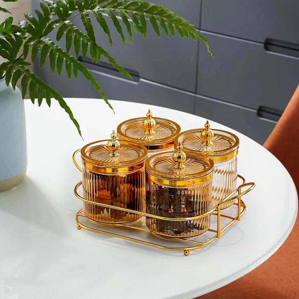 Dry Fruit Tray with Lid Appetizer Serving Plate Food Storage Container Snacks Dish Divided Nut Bowl