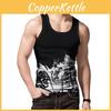 Premium Quality Summer Men's Tank Tops Vest Featuring Vibrant 3d Printed Graphics